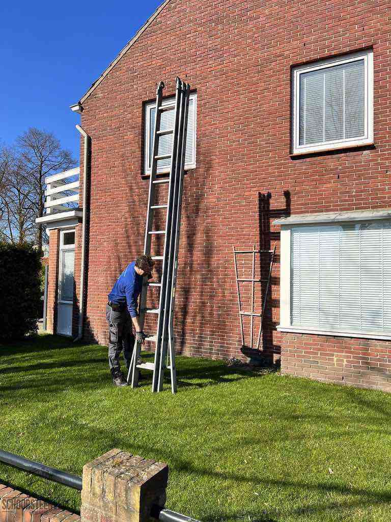 Enschede schoorsteenveger huis ladder